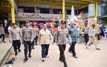 Wakapolda Jambi Monitoring Perayaan Imlek di Sejumlah Kelenteng dan Vihara, Pastikan Ibadah Berlangsung Aman