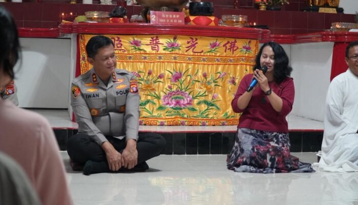 Pastikan Ibadah Imlek Aman, Kapolda Kalteng Sambangi Vihara Avalokitesvara Budhayana