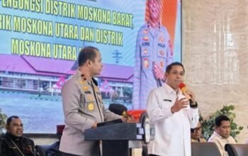 Kunjungi Teluk Bintuni, Kapolda Papua Barat Jamin Keamanan Warga Moskona Kembali ke Kampung Halaman