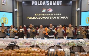 Polda Sumut Ungkap 923 Kasus Narkoba Awal 2026, Selamatkan 1,48 Juta Jiwa