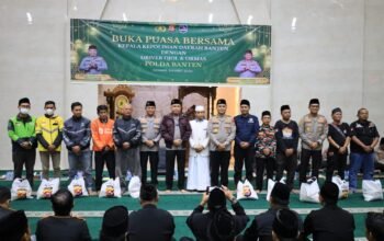 Polda Banten Gelar Buka Puasa Bersama Ojol dan Ormas, Perkuat Silaturahmi di Bulan Ramadhan