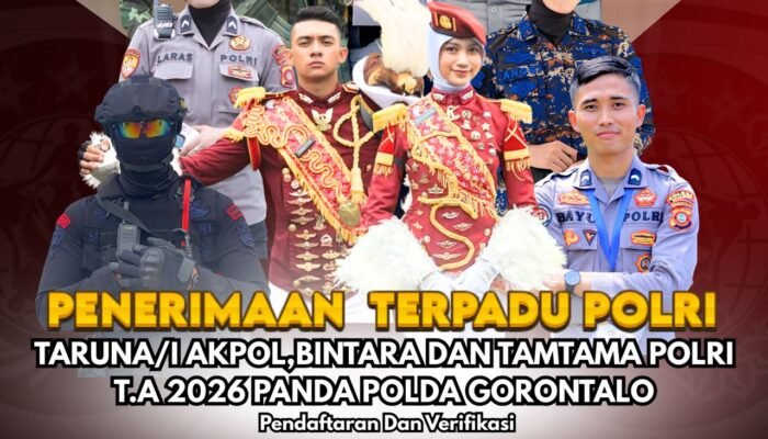 Penerimaan Anggota Terpadu Polri T.A. 2026 Panda Polda Gorontalo Resmi Dibuka