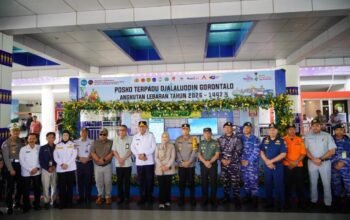 Pastikan Kelancaran Arus Transportasi, Kapolda Gorontalo Pantau Kesiapan Posko Terpadu Bandara dan Terminal Isimu